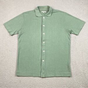 Lady White Co Men's Size M 38 Green Cotton Short Sleeve Polo Shirt Medium